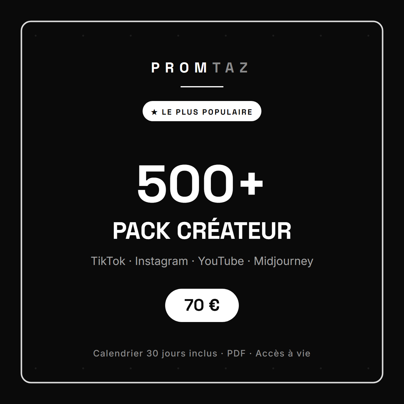 Pack Créateur
